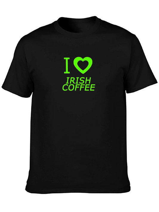I Love Irish Coffee Graphic Tee - St. Patricks Day