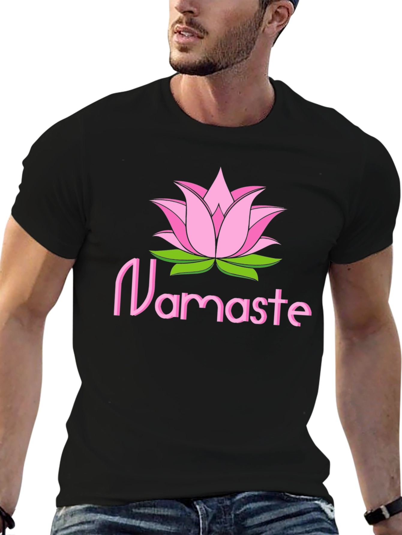 Namaste Lotus Flower Graphic Tee
