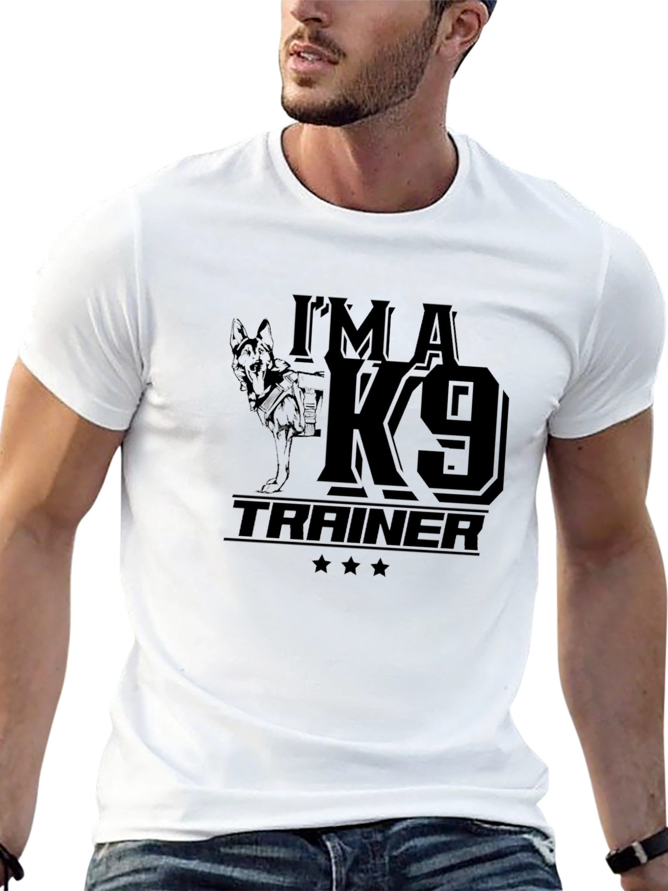 Im A K9 Trainer Black T-Shirt