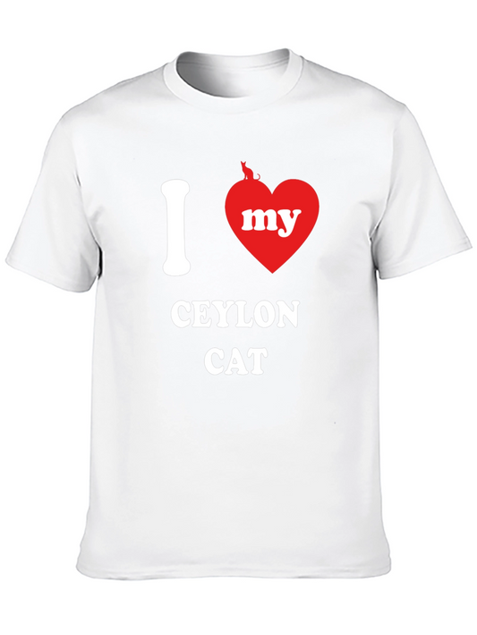 I Heart My Ceylon Cat T-Shirt