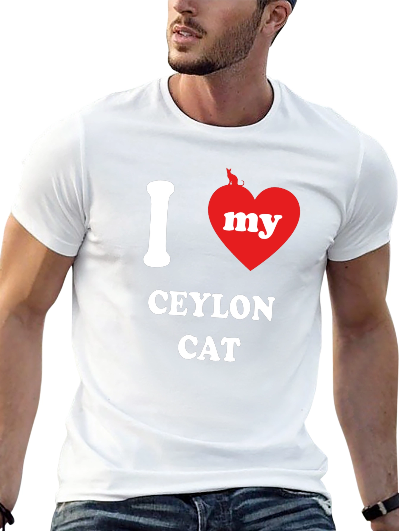 I Heart My Ceylon Cat T-Shirt