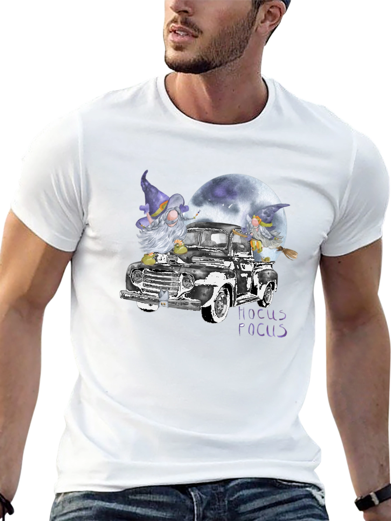 Hocus Pocus Gnome Truck Graphic Tee