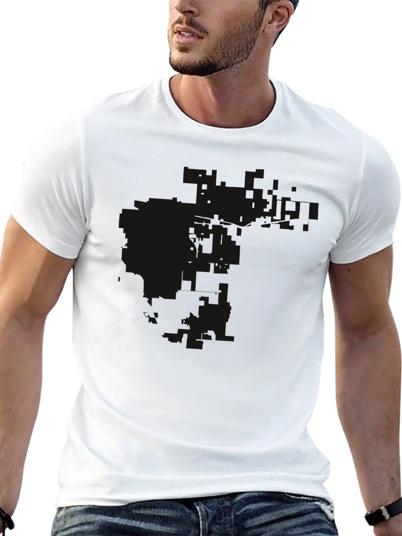 Mens Classic Black Short Sleeve T-Shirt