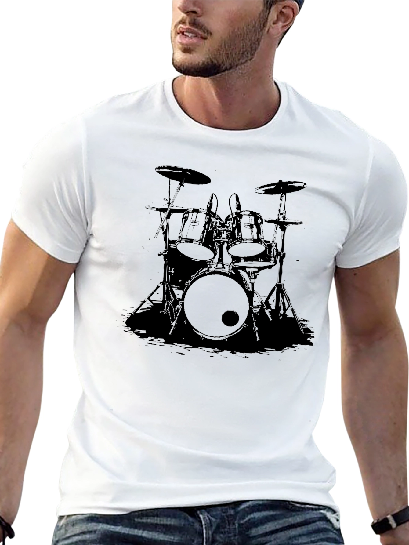 Drum Kit Graphic T-Shirt