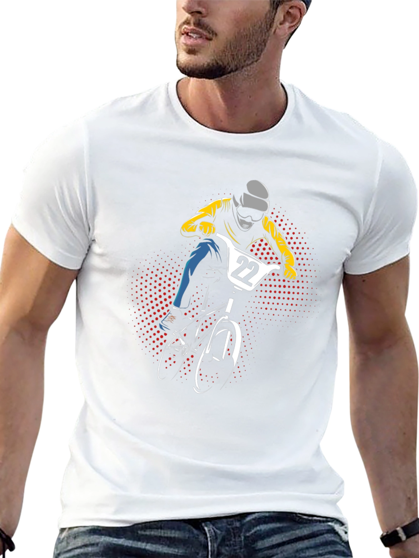 BMX Rider Graphic T-Shirt