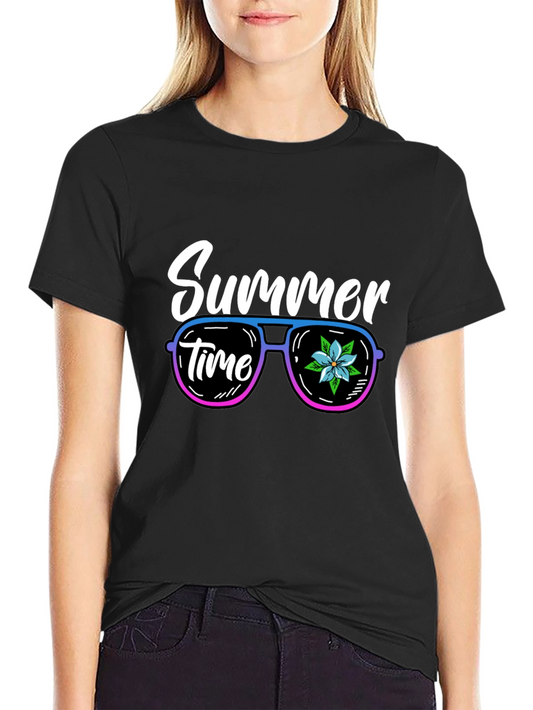 Summer Time T-Shirt - Sunglasses Graphic Tee