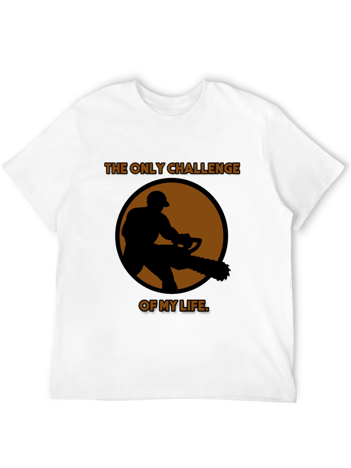 Challenge of My Life Black Graphic T-Shirt