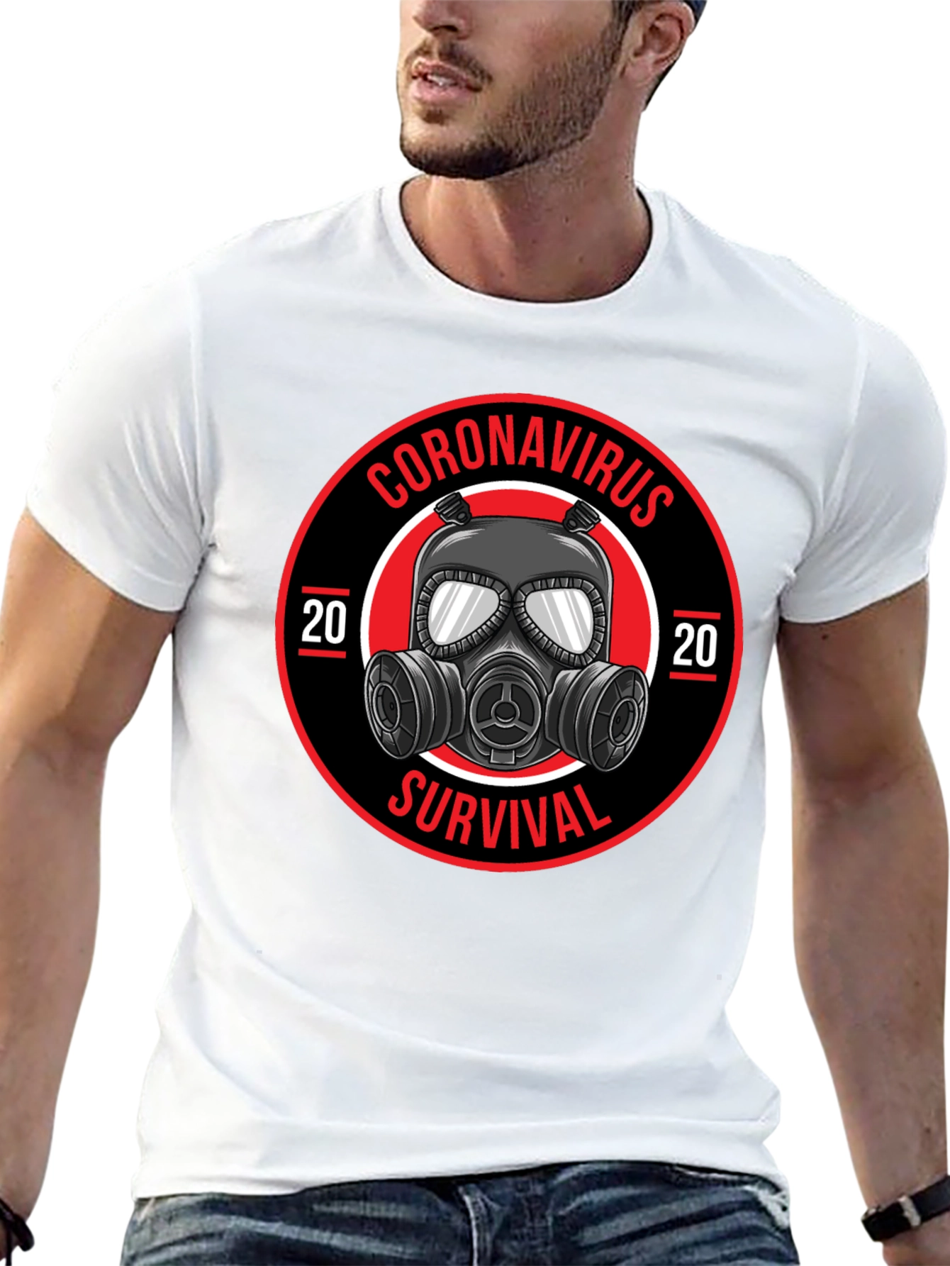 Coronavirus Survival 2020 Black T-Shirt