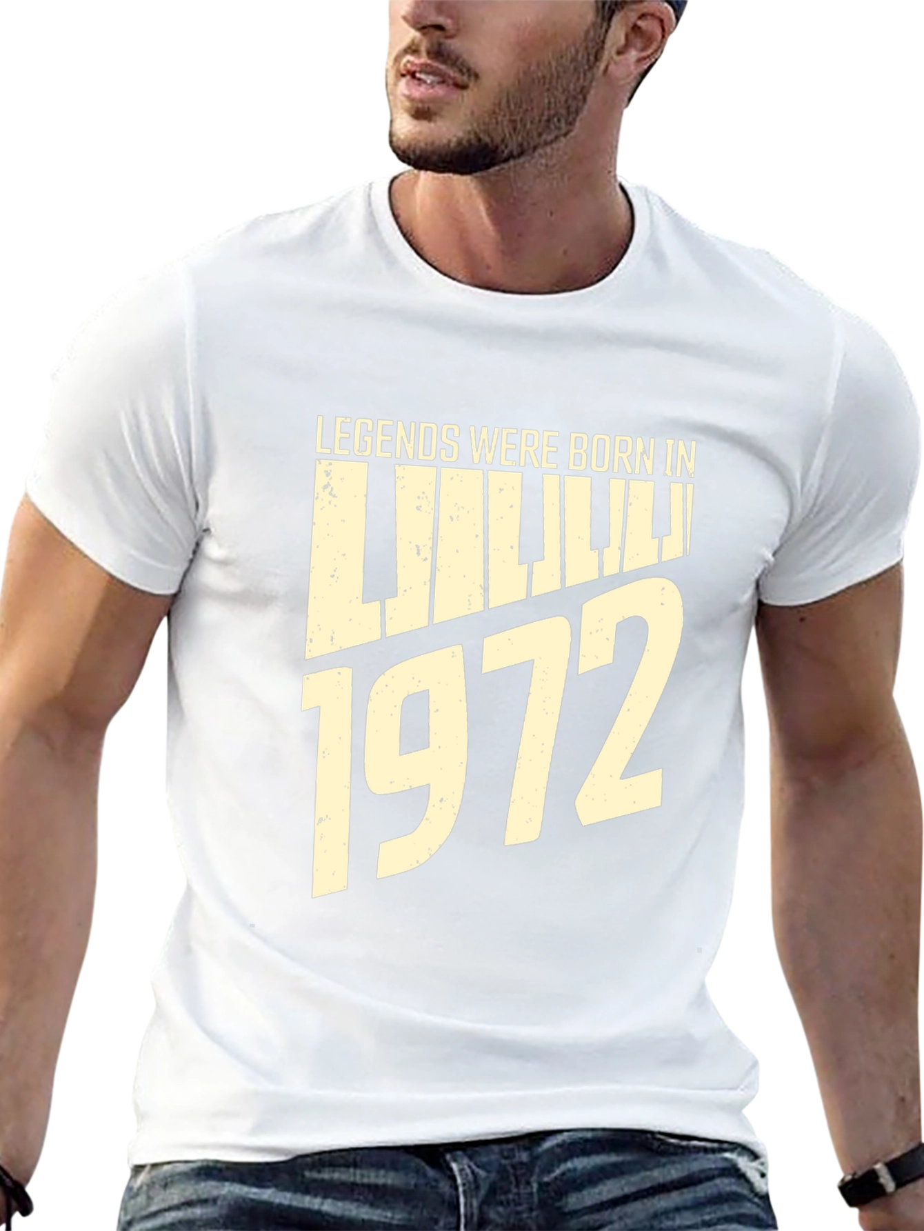 Legends Born In 1972 Piano Keyboard T-Shirt