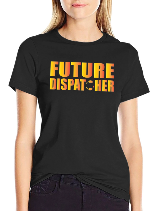 Future Dispatcher T-Shirt - Black Graphic Tee