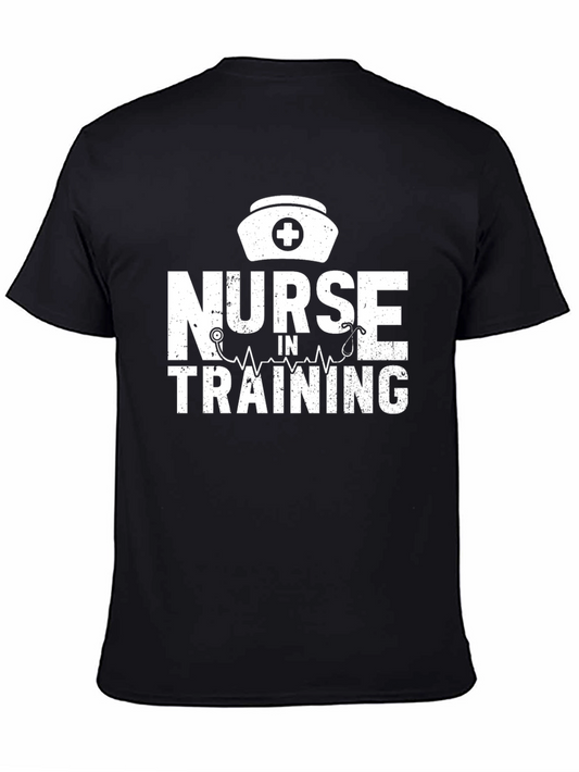 Nurse in Training Graphic T-Shirt Black