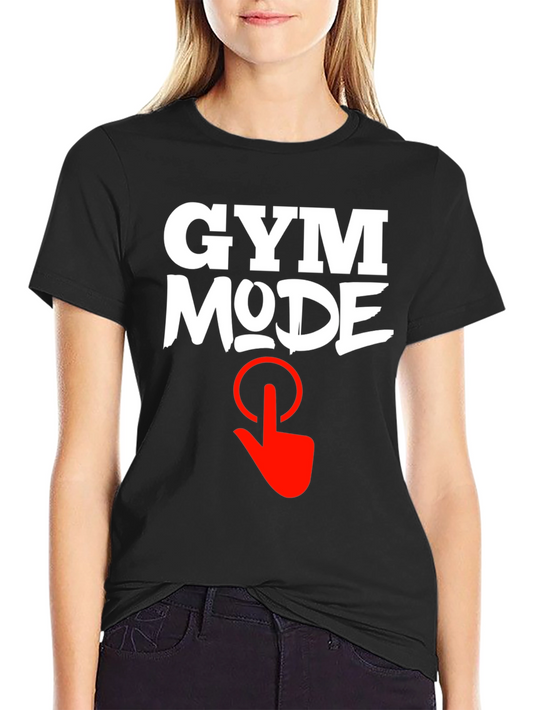 Gym Mode Activated Black T-Shirt