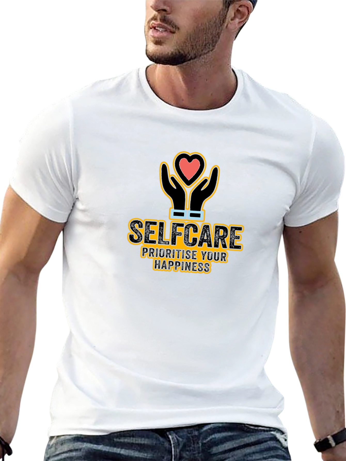 Selfcare Graphic Tee - Prioritize Your Happiness