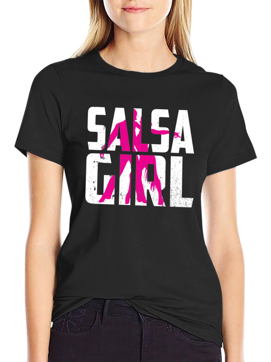 Salsa Girl Graphic T-Shirt - Dance Lover Tee
