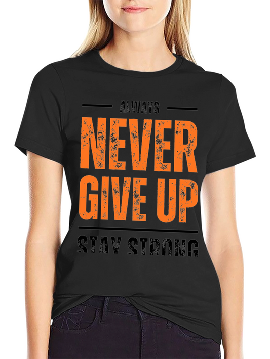 Inspirational Graphic Print T-Shirt