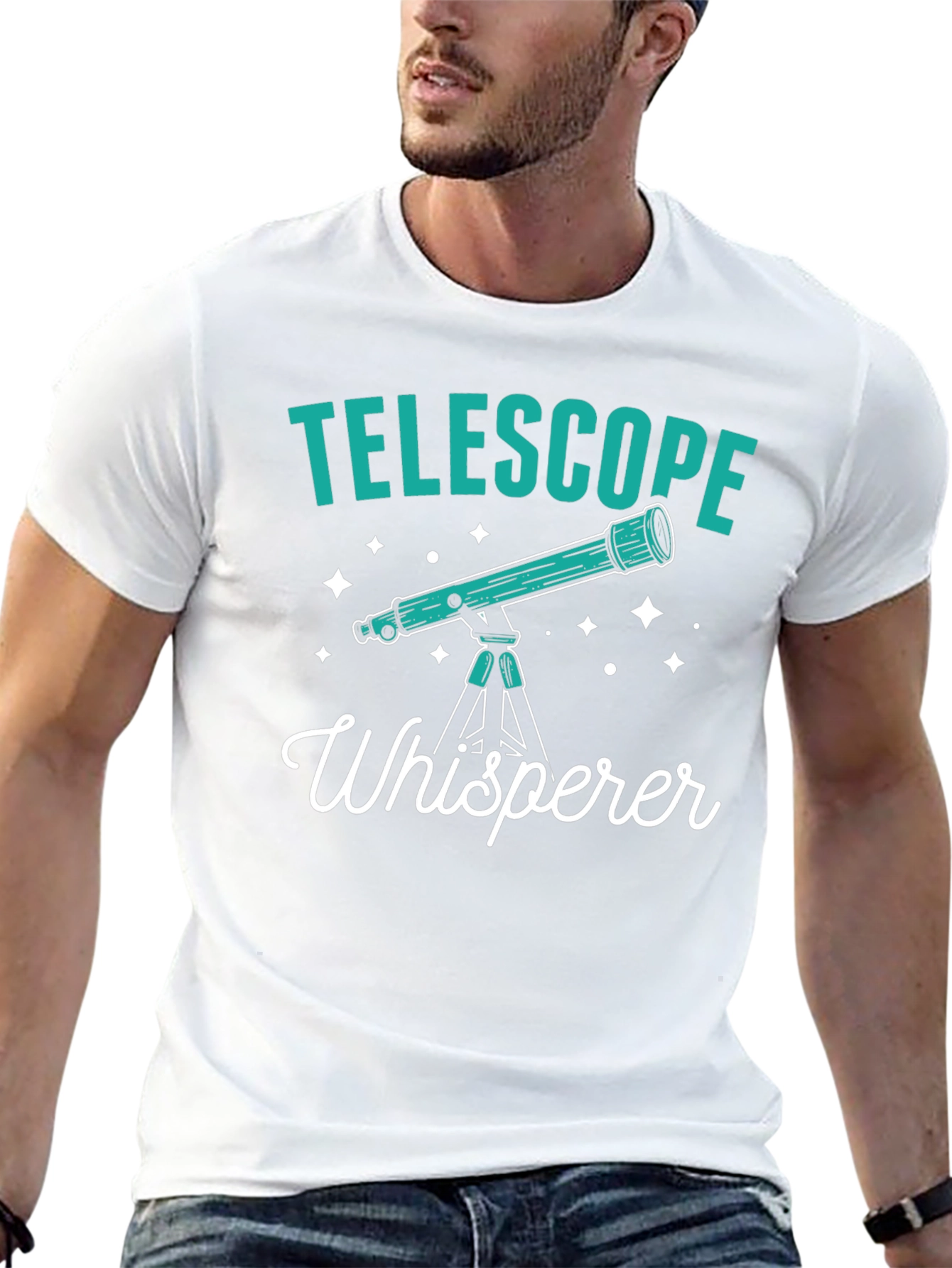 Telescope Whisperer Graphic T-Shirt