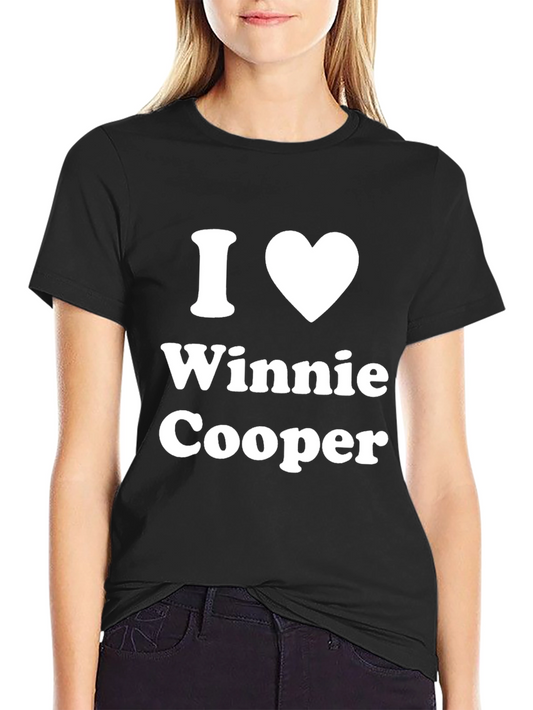 I Heart Winnie Cooper Black T-Shirt