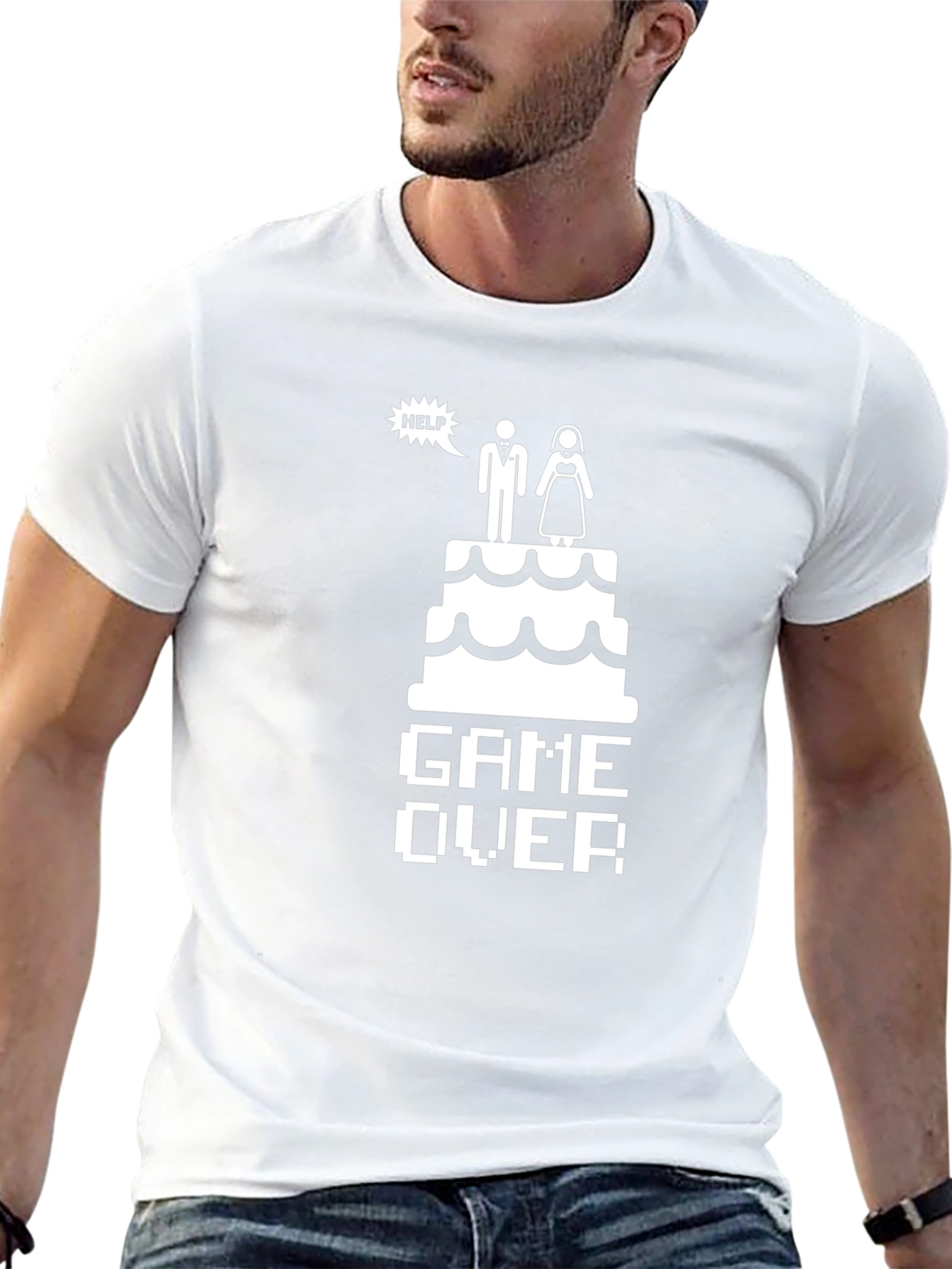 Game Over Funny Wedding T-Shirt
