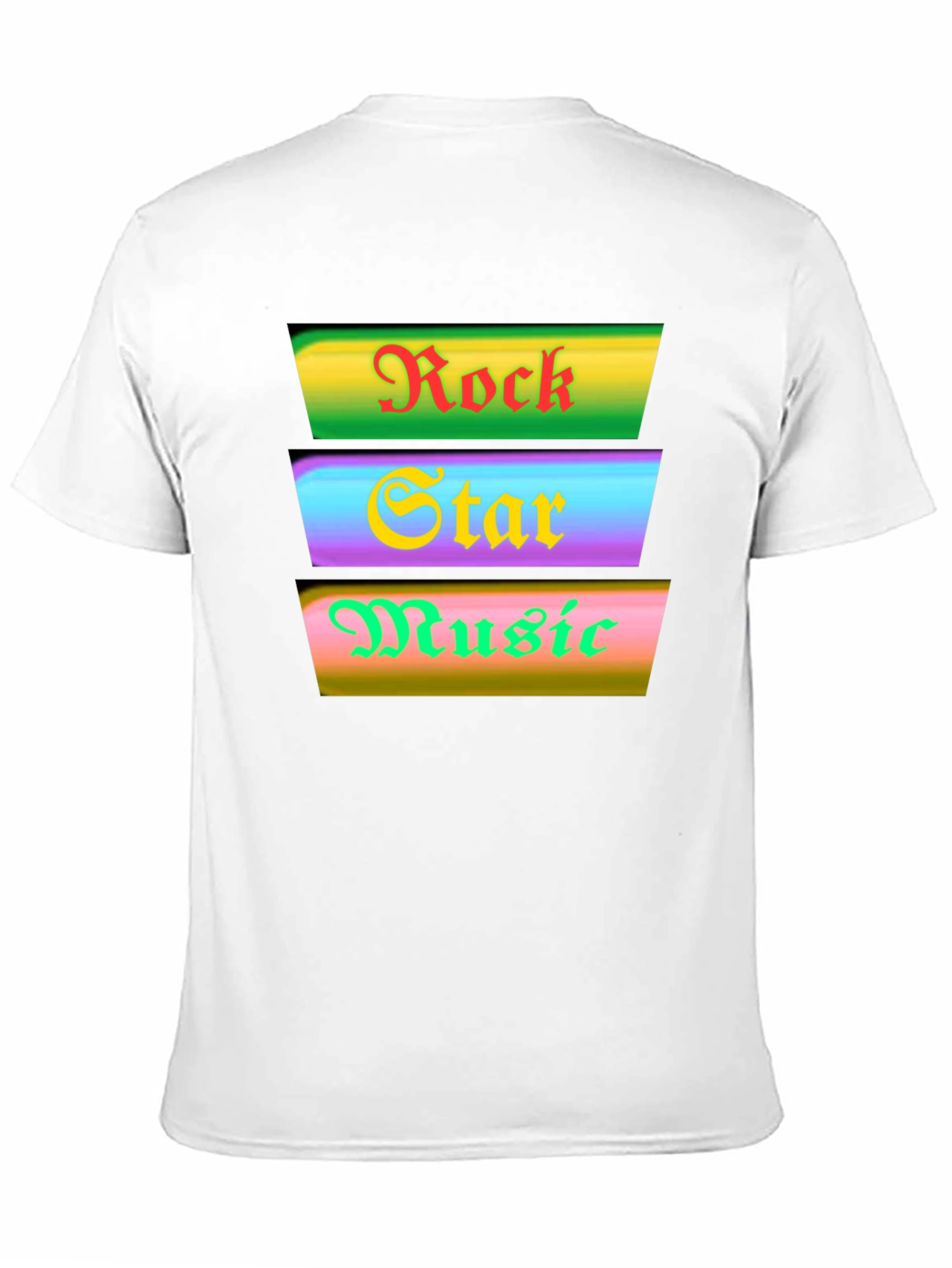 Rock Star Music Graphic Tee - Black