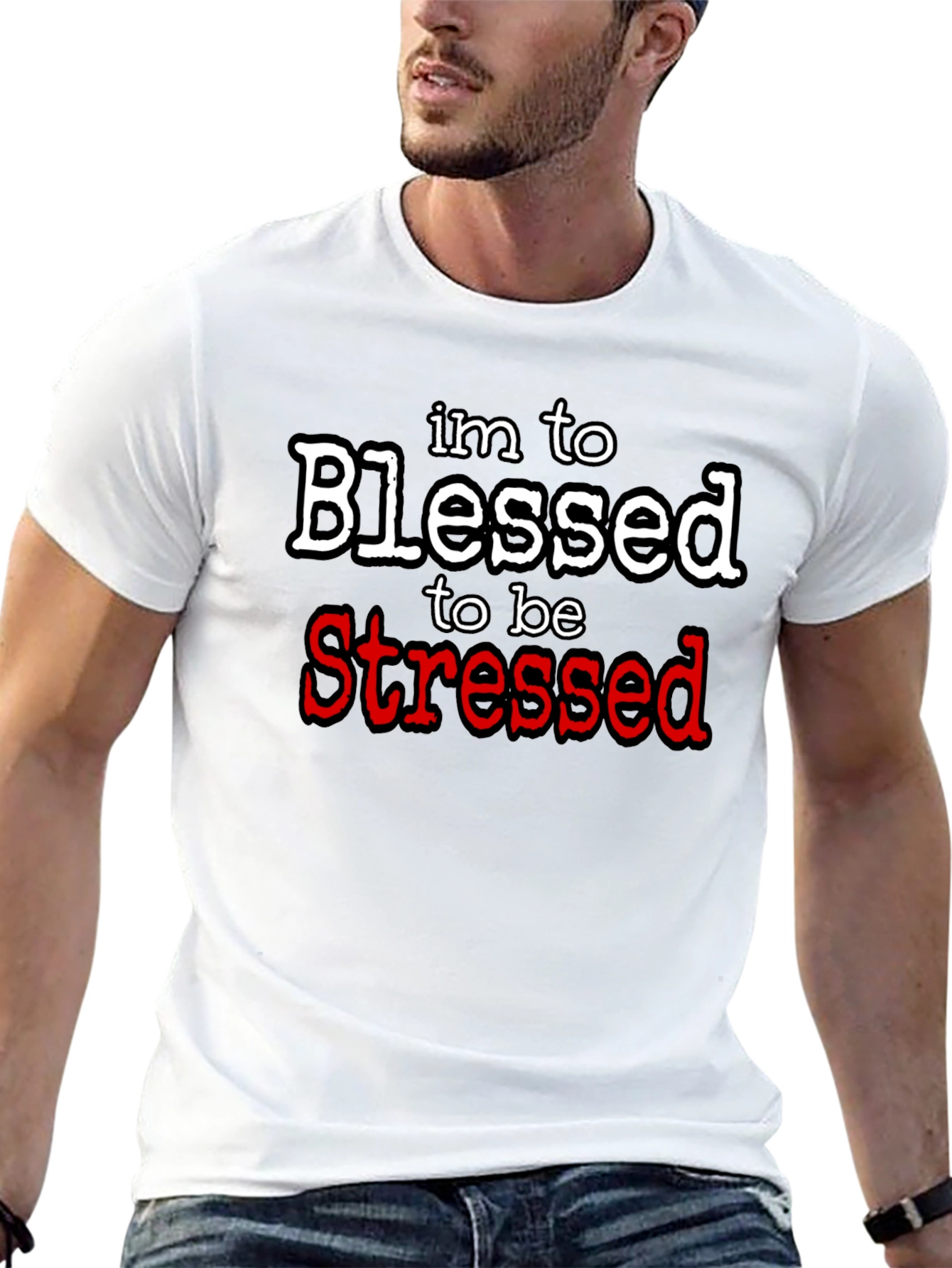 Blessed & Stress-Free Graphic Tee