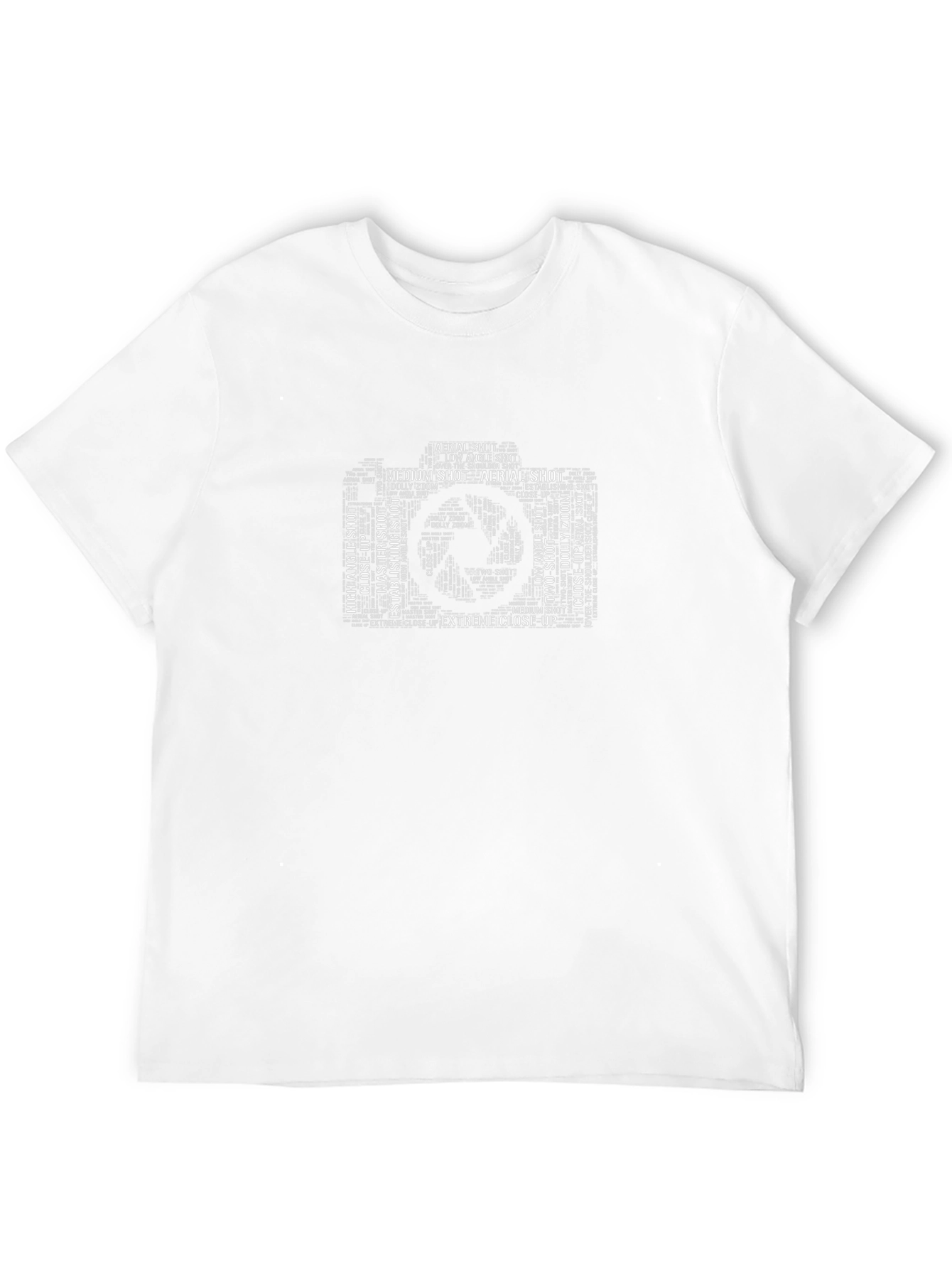 Photography Terms Camera Graphic Black T-Shirt