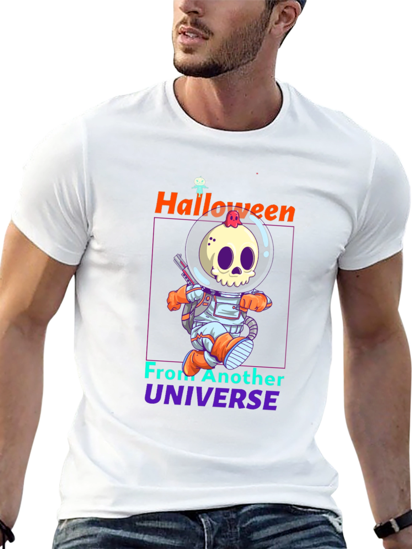 Halloween From Another Universe Graphic T-Shirt