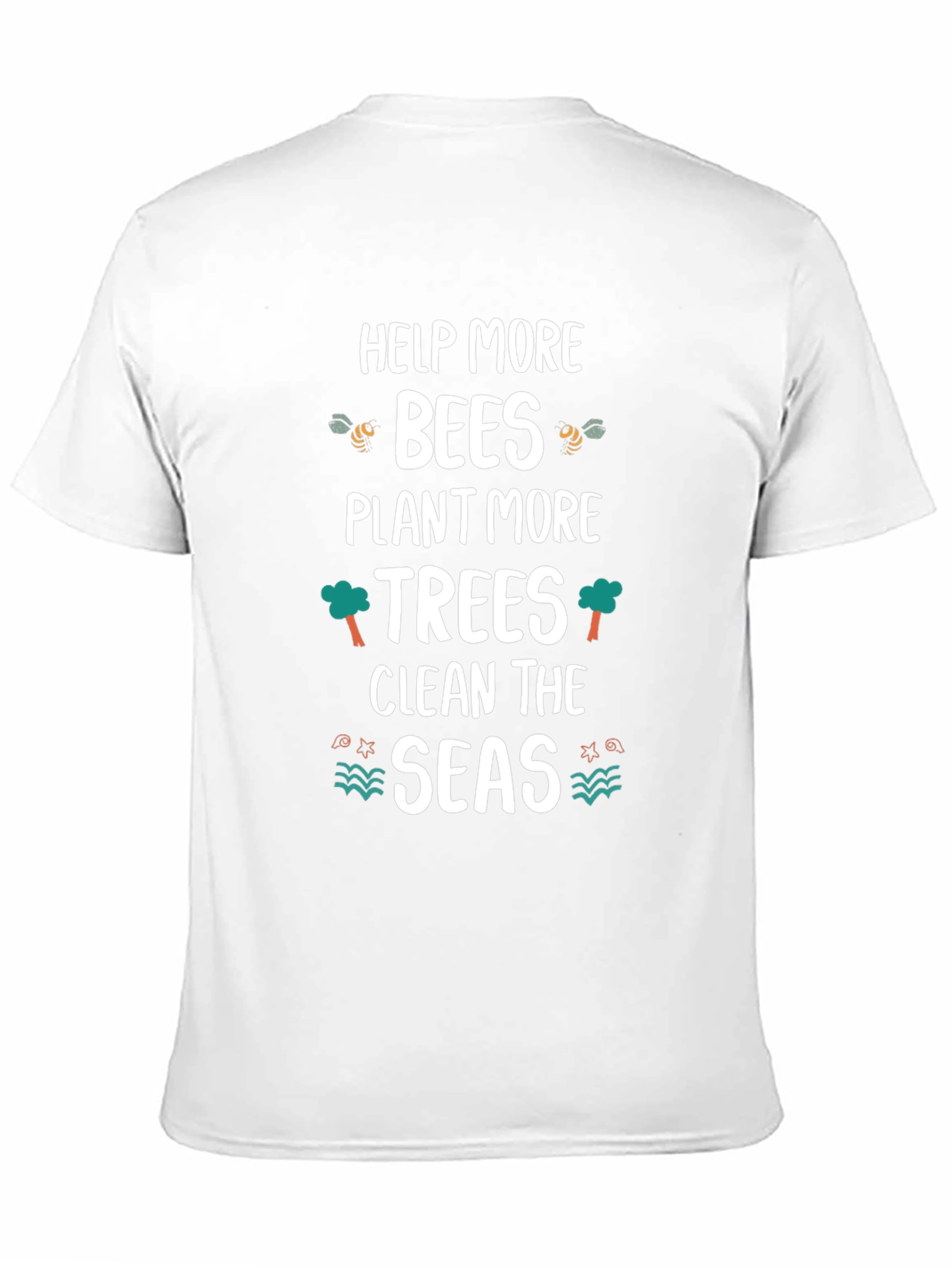 Eco-Friendly Graphic Tee: Help Bees Plant Trees