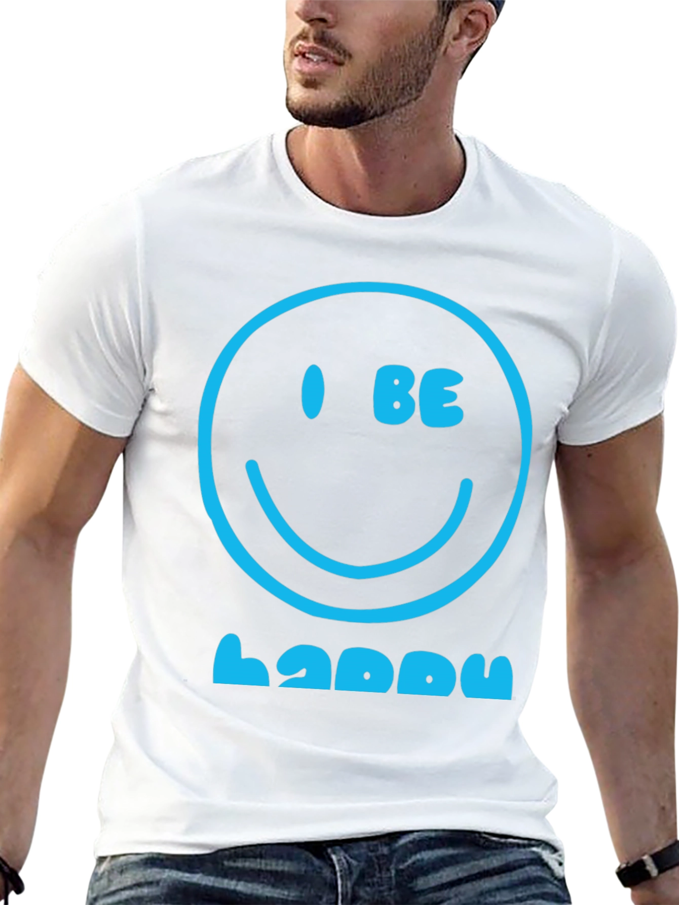 I Be Happy Graphic Tee - Positive Vibes T-Shirt