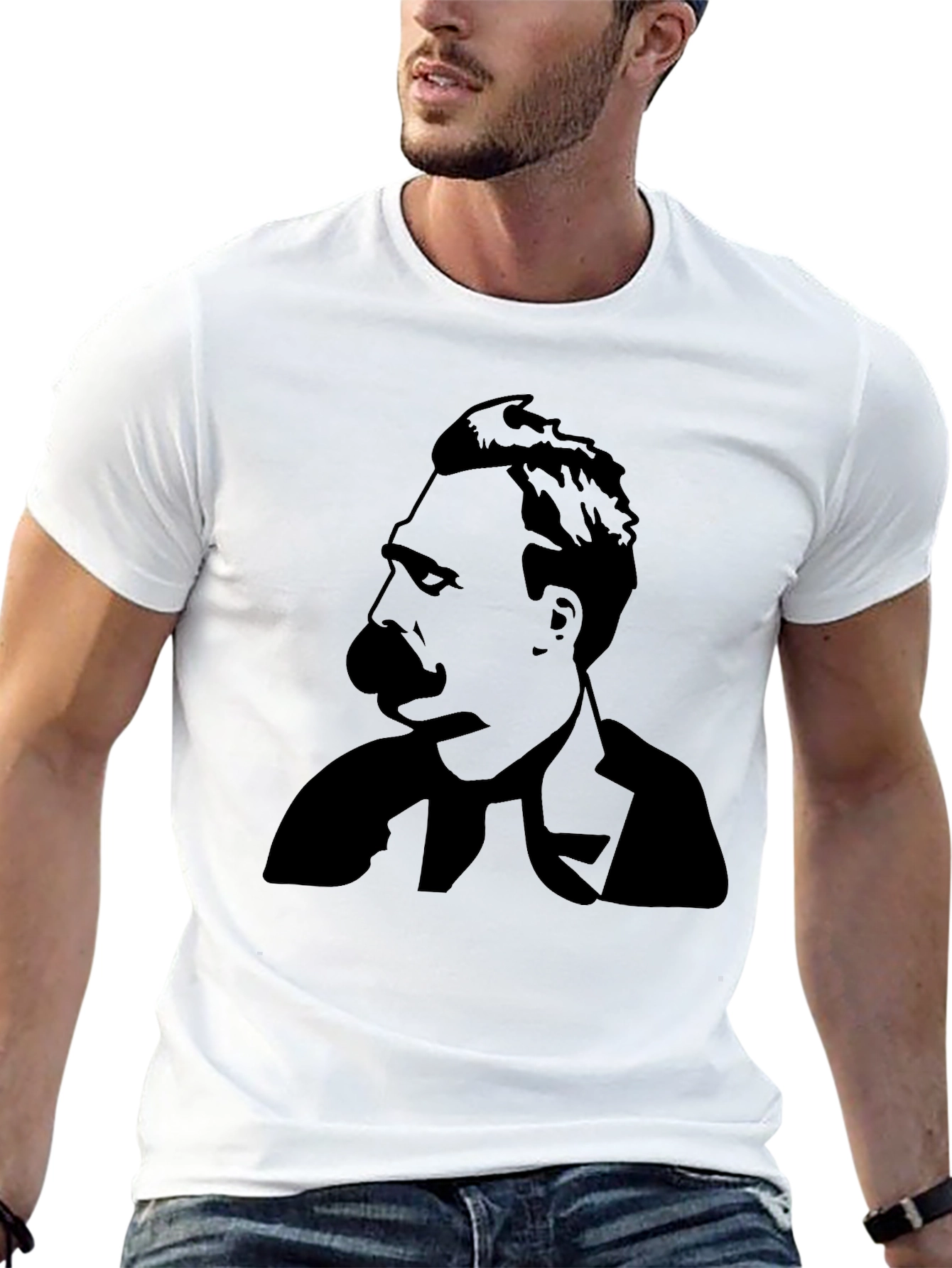 Nietzsche Silhouette Black T-Shirt