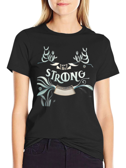Im Strong Graphic Tee - Black