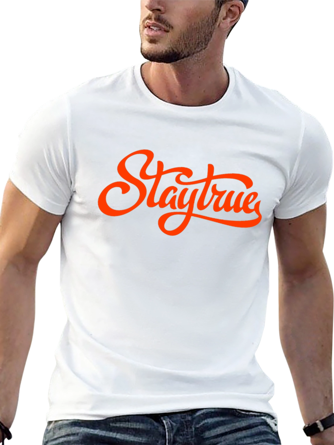 Stay True Graphic T-Shirt - Casual Menswear