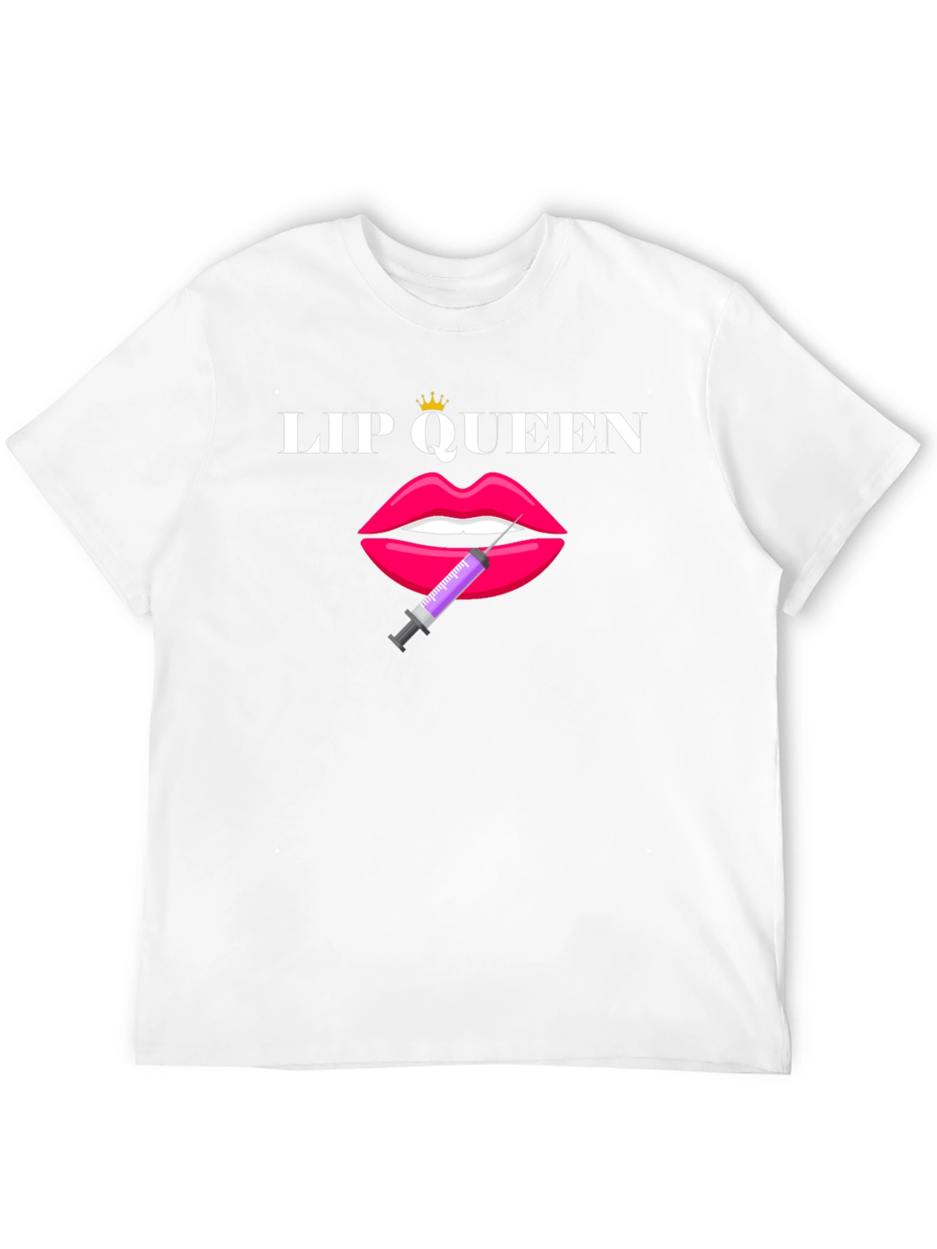 Lip Queen Graphic Tee - Unisex Black T-Shirt