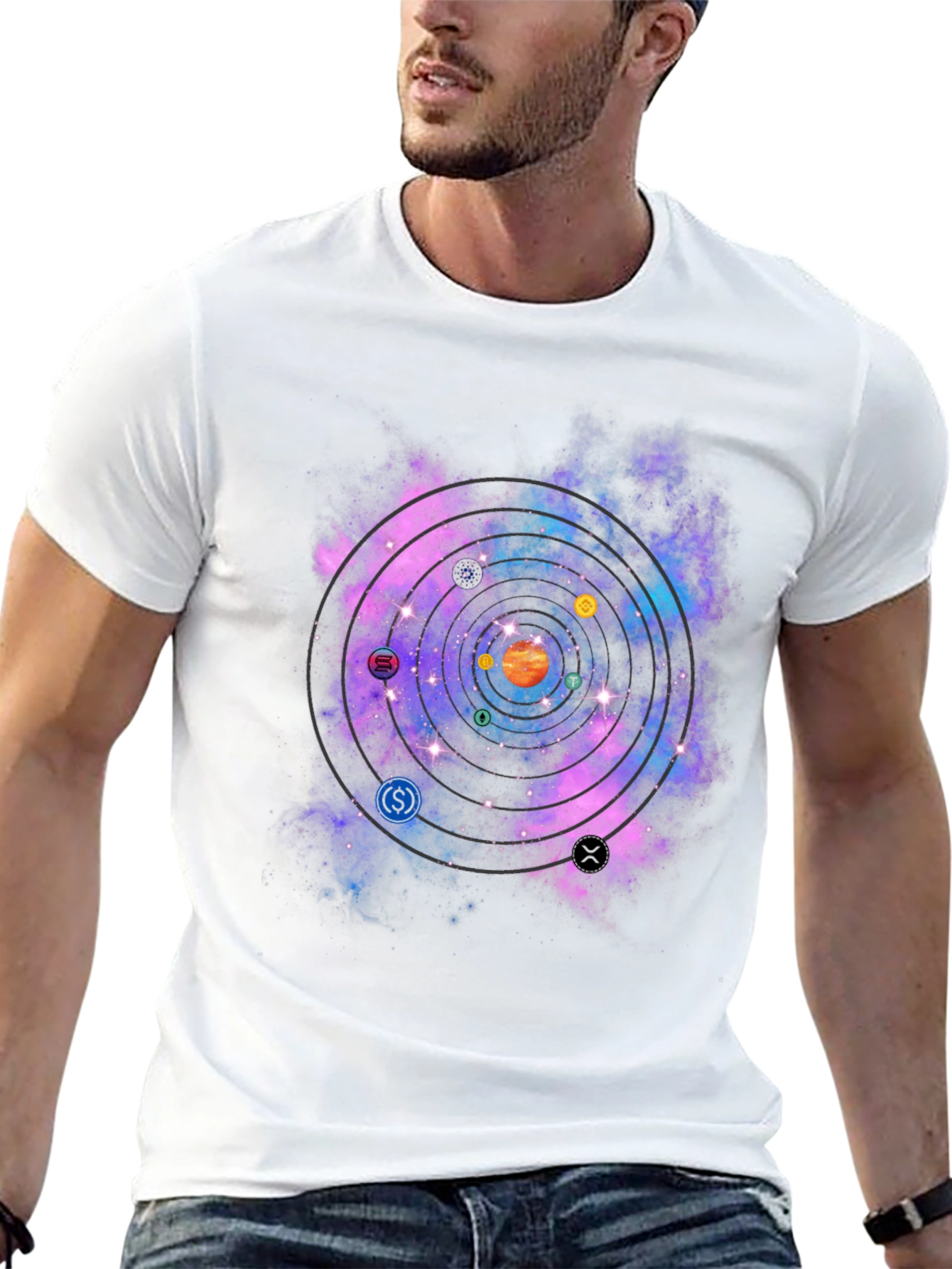 Crypto Universe Galaxy T-Shirt