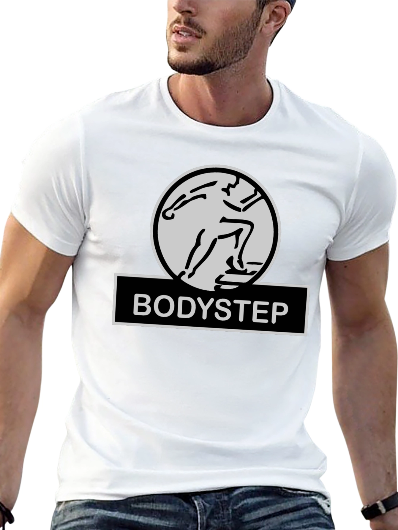 Bodystep Fitness T-Shirt - Black Workout Tee