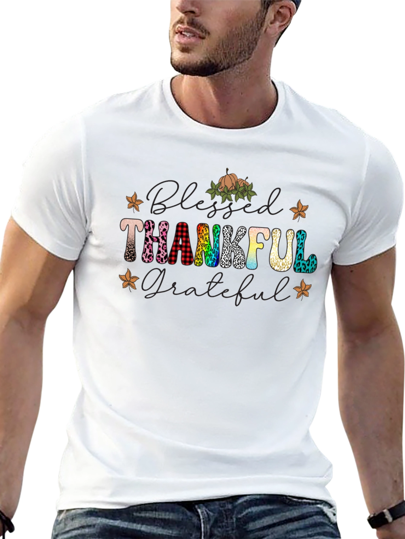 Blessed Thankful Grateful Tee