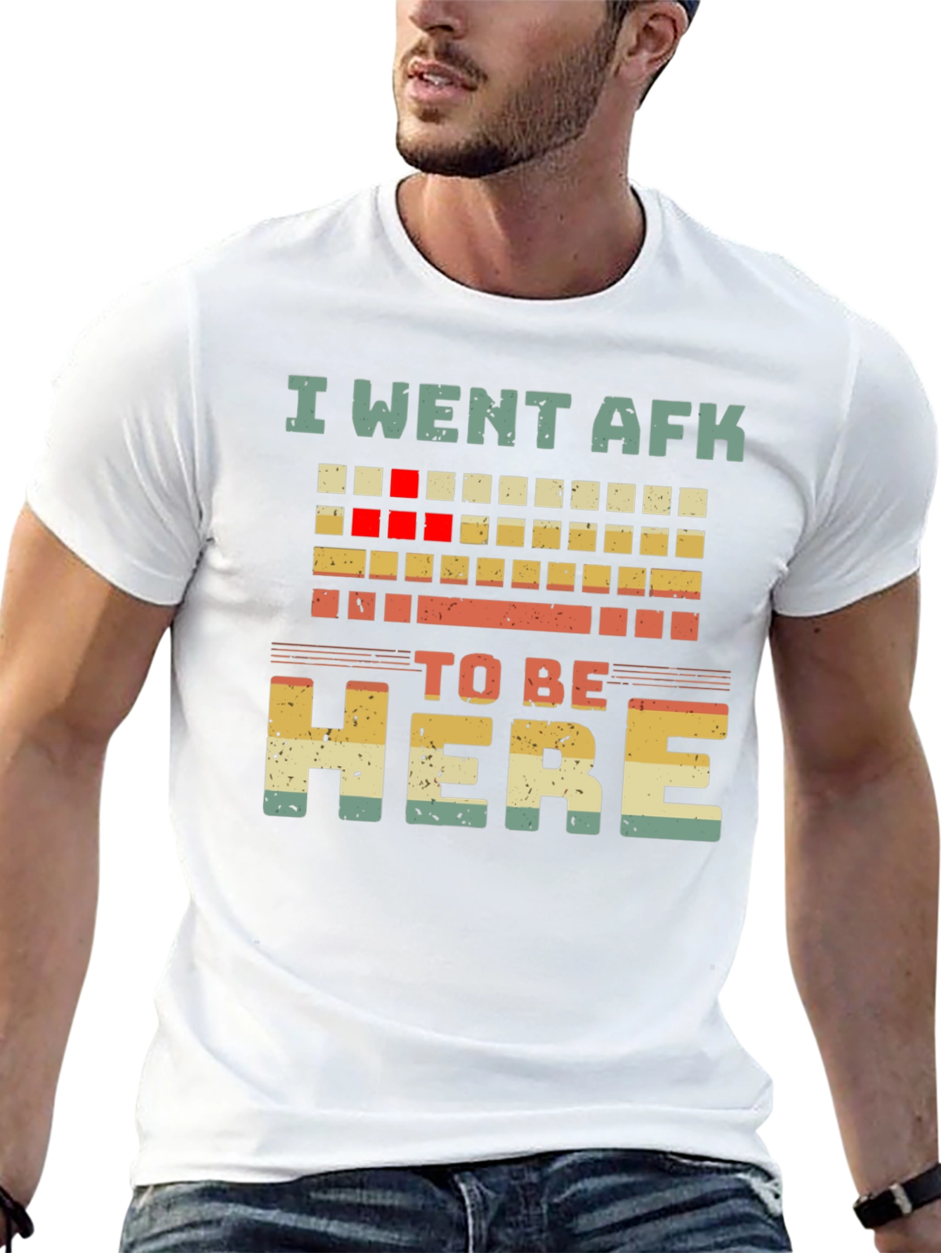 I Went AFK To Be Here Gaming T-Shirt