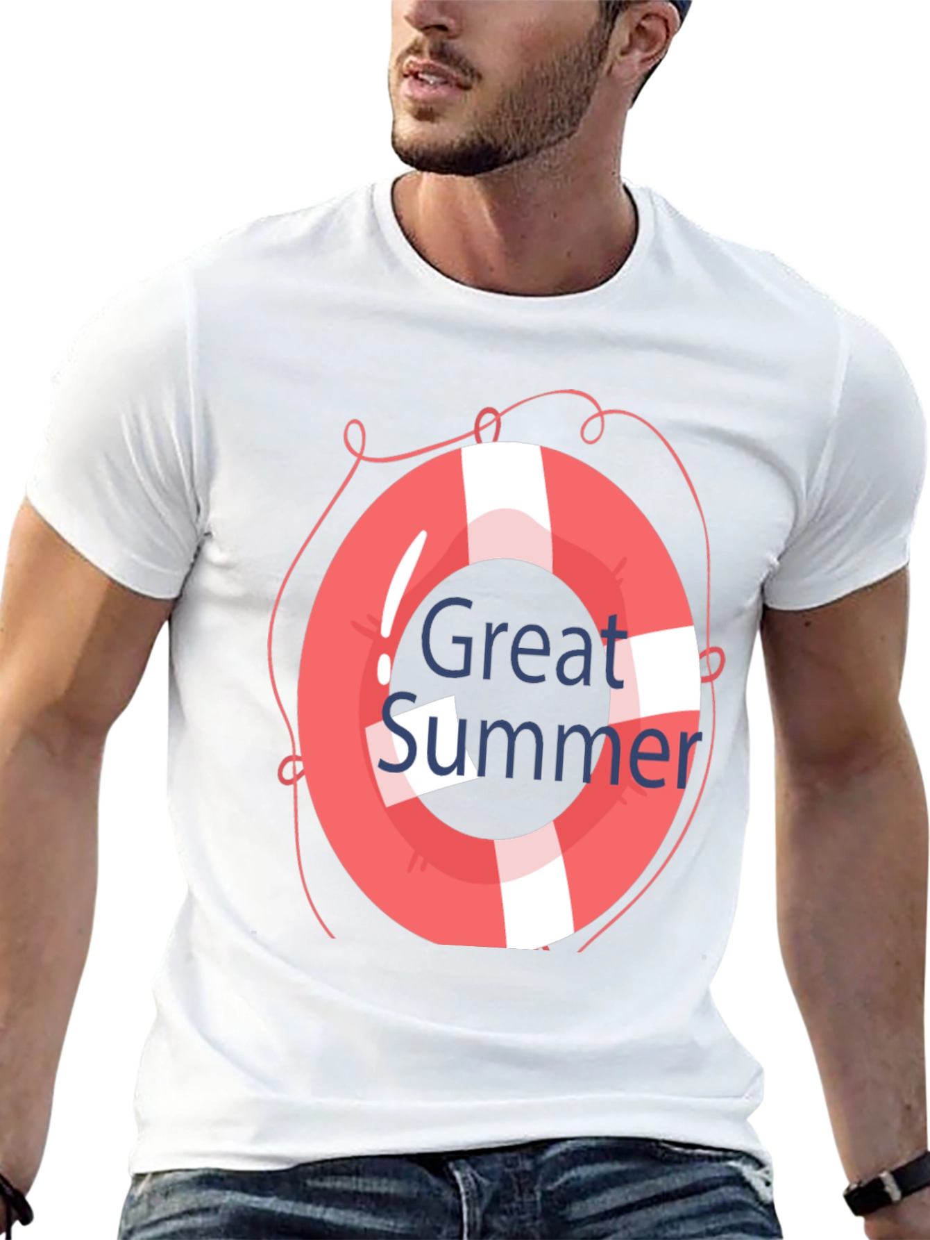 Great Summer T-Shirt - Life Preserver Design