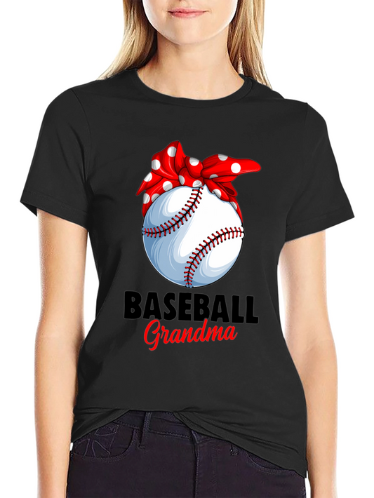 Baseball Grandma Graphic T-Shirt
