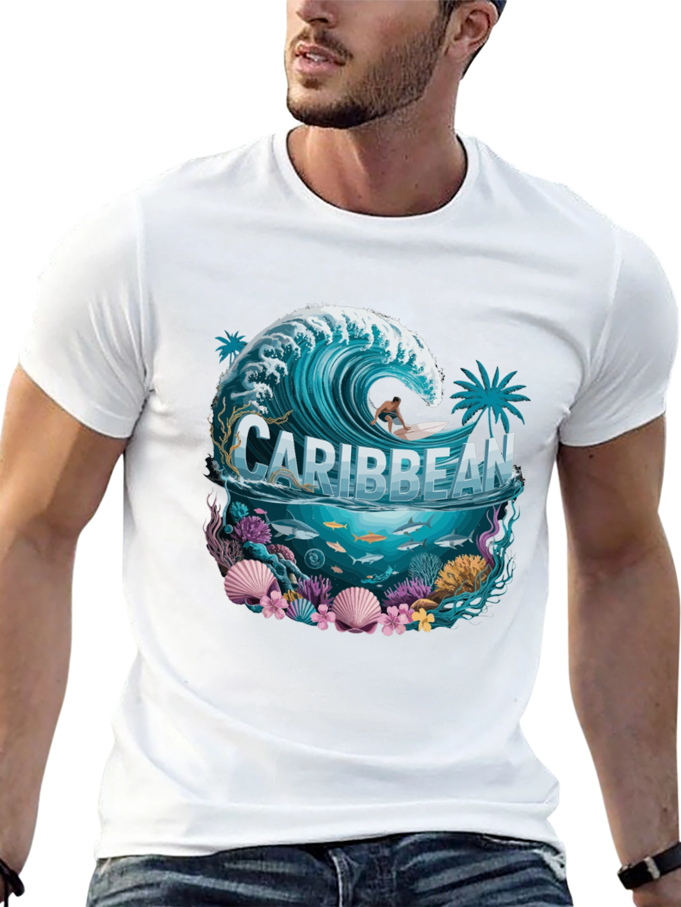 Caribbean Sea Graphic Tee