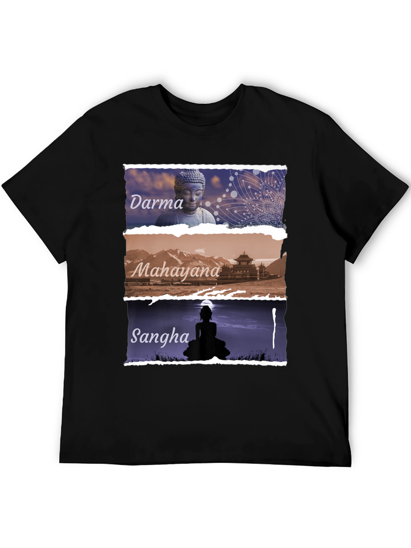Dharma Mahayana Sangha T-Shirt - Buddhist Inspired Design