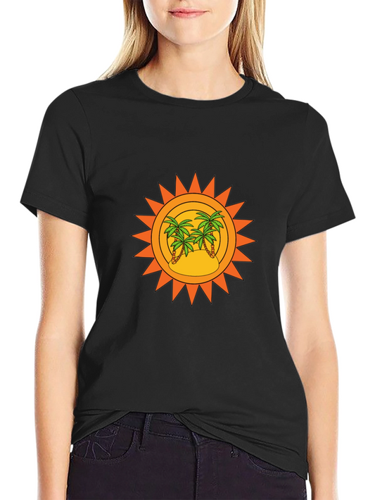 Island Sun Graphic Tee - Tropical Vibe
