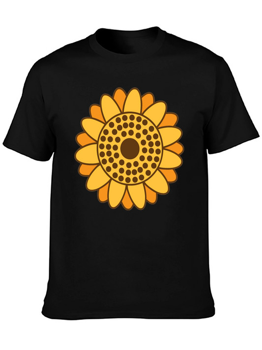 Sunflower Graphic Tee - Retro Style