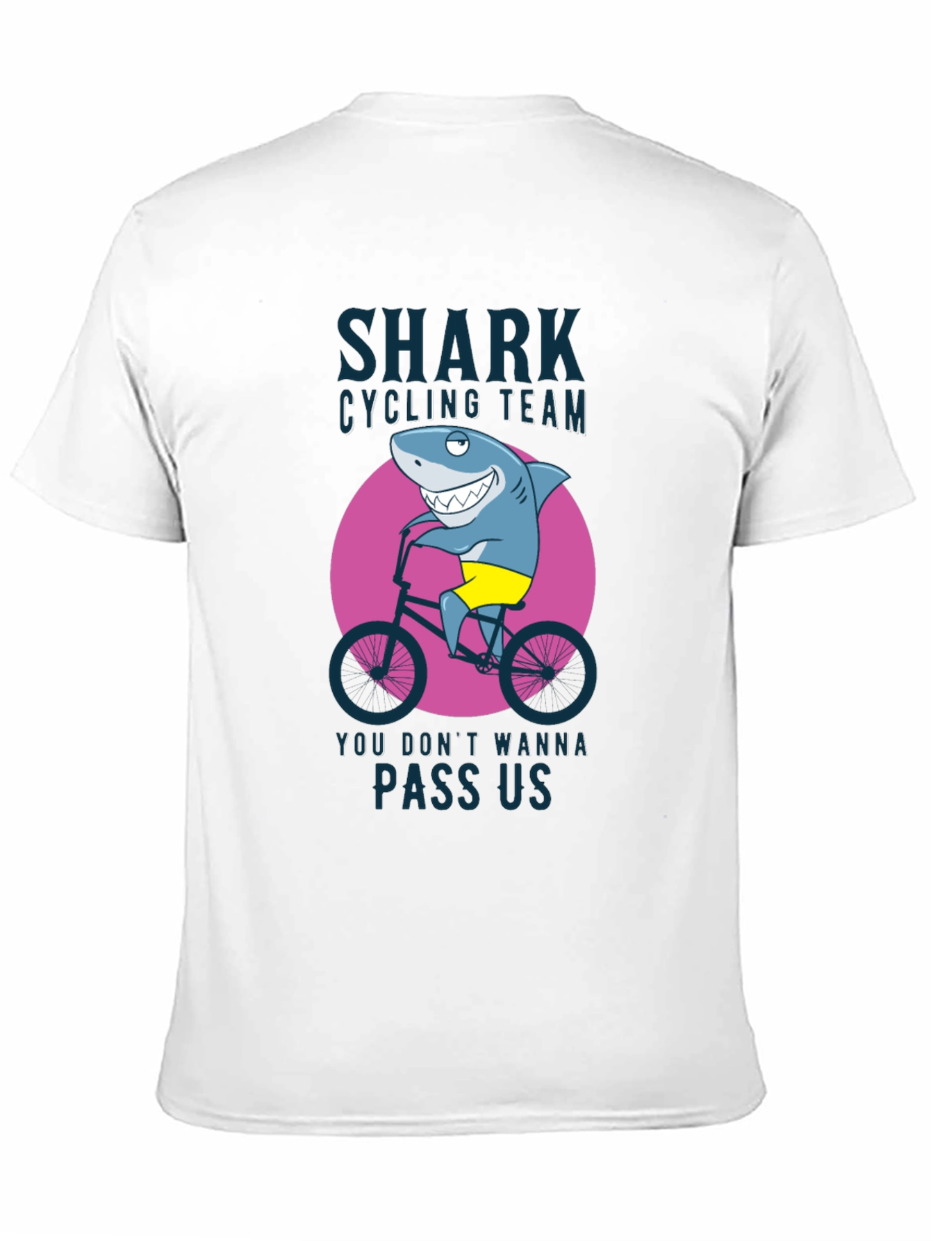 Shark Cycling Team Graphic Tee - Ride in Style!