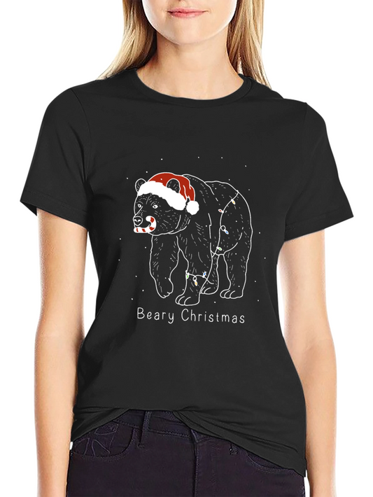 Beary Christmas T-Shirt - Holiday Festive Apparel