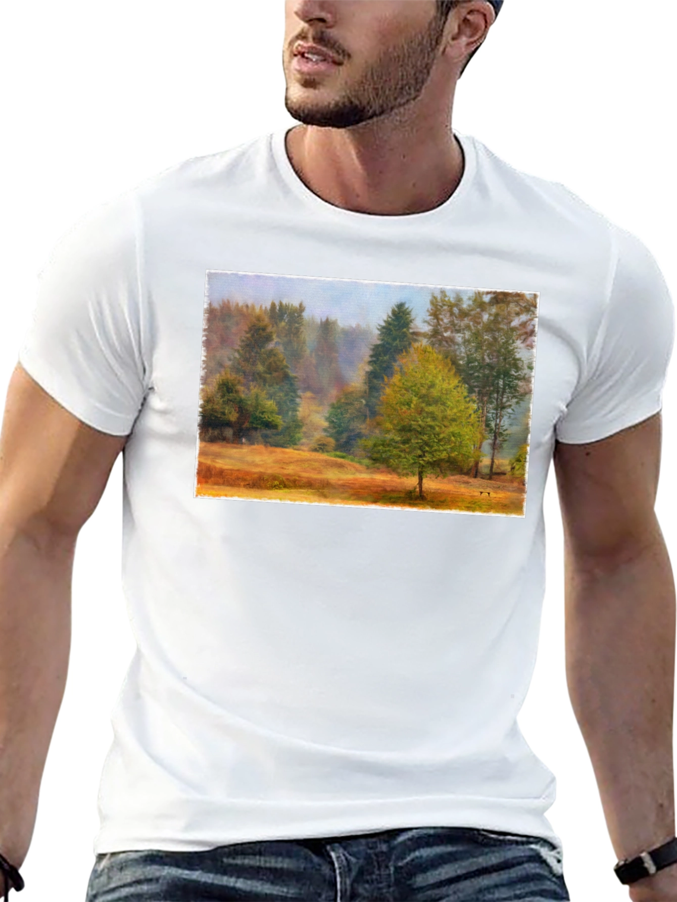 Nature Scene Graphic T-Shirt