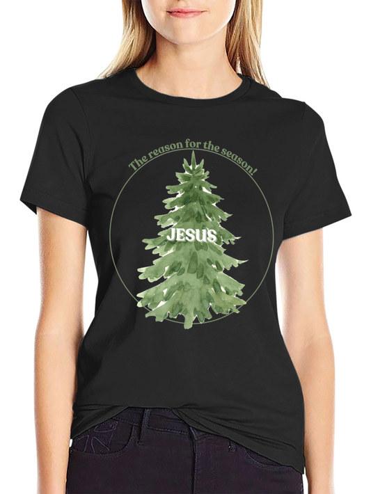 Reason for the Season T-Shirt - Jesus Christmas Tree Tee