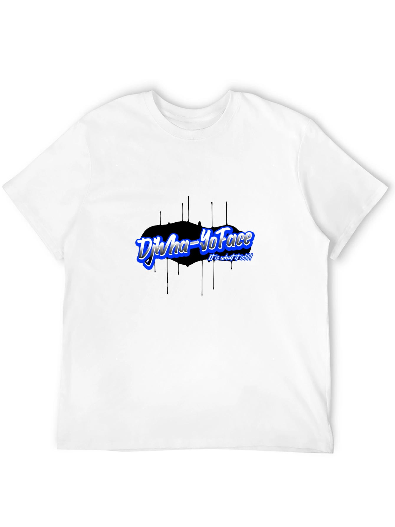 Djwa-YoFace Black T-Shirt - Unique Design