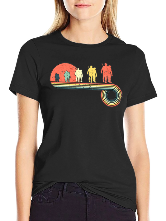 Retro Hiking Crew Neck T-Shirt