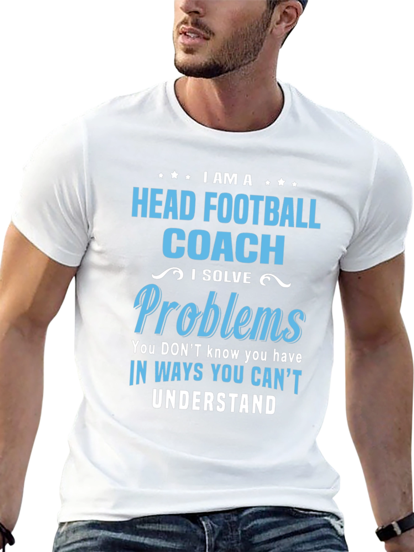 Head Football Coach Problem Solver T-Shirt