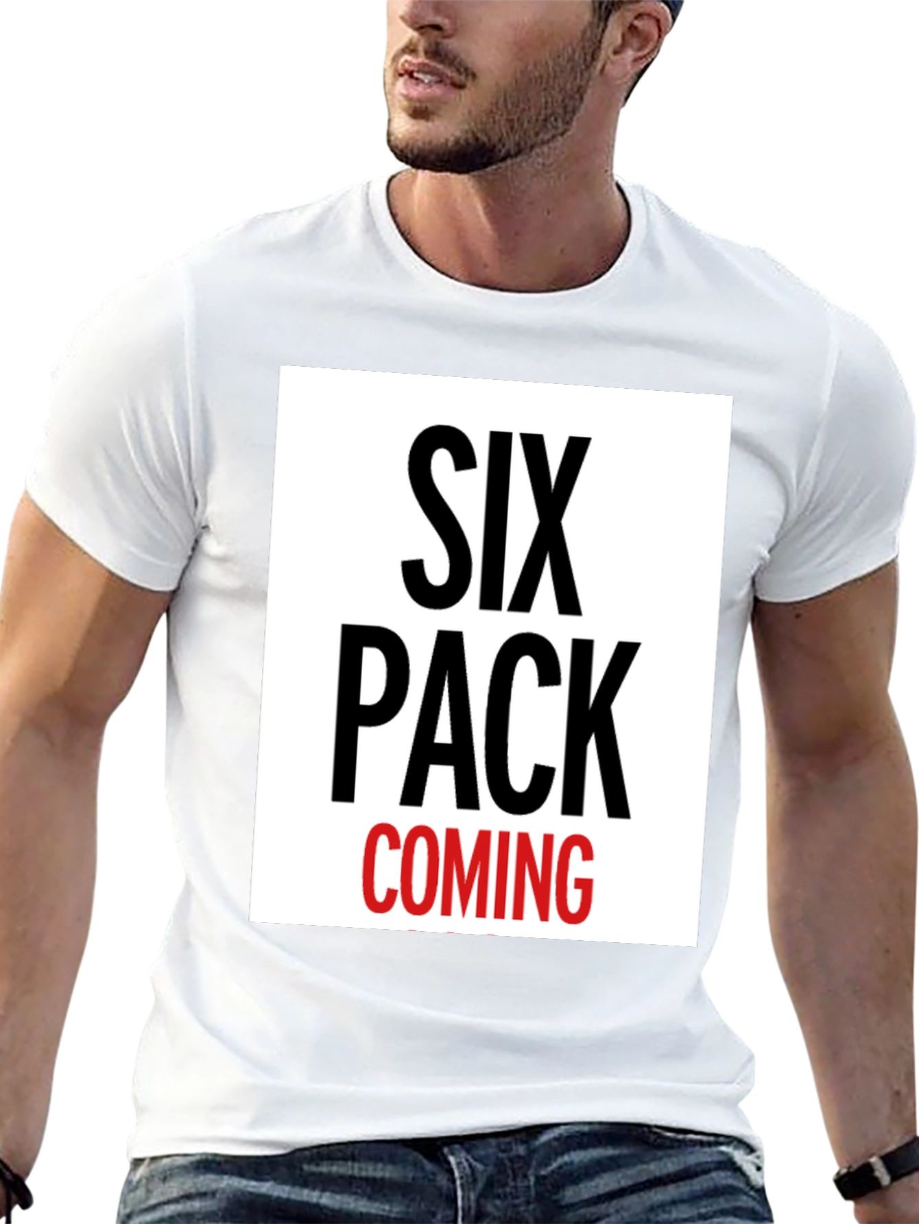Six Pack Coming T-Shirt